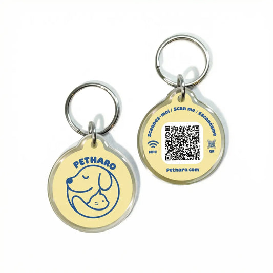Médaille NFC & QR pour Chien et Chat | Partage de position GPS | Sans Abonnement